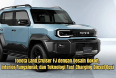 Toyota Land Cruiser FJ Hadir dengan Desain Kokoh, Interior Fungsional, dan Teknologi Fast Charging Diesel Opsi