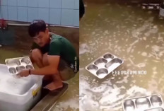 Viral Video SPPG di Cipatat Cuci Peralatan Makanan dengan Air Kotor, Dapur MBG Ditutup Sementara