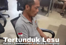 Eeng Pelaku Pembunuhan di Muba, Tertunduk Lesu Saat di Interogasi 