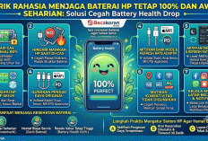 7 Trik Rahasia Menjaga Baterai HP Tetap 100% dan Awet Seharian: Solusi Cegah Battery Health Drop