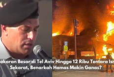 Kebakaran Besar di Tel Aviv Hingga 12 Ribu Tentara Israel Sekarat, Benarkah Hamas Makin Ganas? 