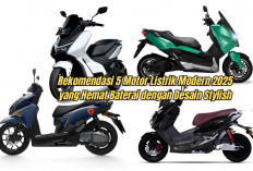 Rekomendasi 5 Motor Listrik Modern 2025 yang Hemat Baterai dengan Desain Stylish dan Kecepatan Maksimal 130 km