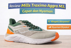 Mills Traximo Aggra M3, Sepatu Lari Lokal Ringan untuk Kecepatan 5K–10K Performa Tinggi Harga Terjangkau