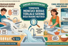 Jangan Kebanyakan! Ternyata Mencuci Beras Terlalu Sering Bisa Buang Nutrisi