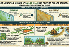 Alga Hijau dan Cokelat Membandel di Kaca Aquascape? Kombinasi Udang Amano dan Keong Nerite Bisa Jadi Solusinya