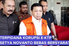 Peninjauan Kembali Dikabulkan, Setya Novanto Bebas Bersyarat dari Lapas Sukamiskin, Masih Wajib Lapor ke Bapas
