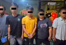 Lima Pria Berulangkali Bobol  Gudang Tenda, Uang Hasil Curian Habis untuk Judi Slot dan Sabu