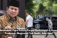 Mendadak! Para Ketum Parpol Berkumpul di Rumah Prabowo, Megawati Tak Hadir, Ada Apa?