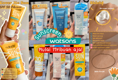 8 Rekomendasi Sunscreen Murah Mulai dari Rp20 Ribu di Watson dengan SPF Terbaik, Nggak Takut Gosong Bestie...