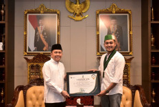 Bangga! Pj Gubernur Sumsel Agus Fatoni Raih Penghargaan Pertama Kali di Sumbagsel dari Badko HMI  