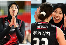 Megawati Hangestri Pertiwi Catatkan 500 Poin, Masuk 3 Besar Top Skor Liga Voli Korea Selatan