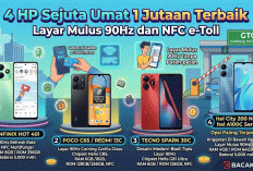 4 HP Sejuta Umat 1 Jutaan Terbaik  Layar Mulus 90Hz dan NFC e-Toll  