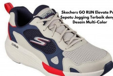 Skechers GO RUN Elevate Men's Running Shoes: Sepatu Lari Pria Stylish Performa Maksimal & Desain Multi-Color