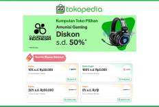 Spesial 25 Juni, Banjir Diskon Gede 58 Persen Kode Promo Tokopedia WIB, Cashback Total Sampai Rp1 Juta, Serbu!