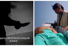 Sadis! Sedang Menikmati Kopi di Warung, Anggota LSM Dibacok Orang Tak Dikenal...