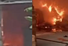Diiringi Suara Letupan Berkali-kali! Gudang Kosmetik Diduga Ilegal Terbakar Hebat di Bogor