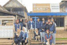 Tanda Pengabdian Mahasiswa KKN 82 UIN Raden Fatah: Plang Jalan Baru di Kenten Laut