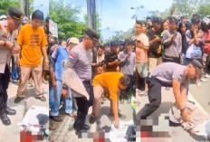 Viral Aksi Kemanusiaan Kapolsek Medan Tuntungan Lepas Seragam Dinas Tutupi Korban Laka, Auto Naik Jabatan