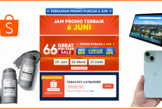 18 Kode Voucher Shopee 6.6 Great Mid Year Sale 6 Juni 2024, 80 Persen Cashback Semua Produk, iPhone 6 Ribu Aja