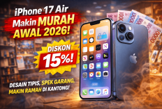 GAK SALAH! Diskon iPhone 17 Air 15% di Awal 2026 Harga Makin Menggoda! Cek Spesifikasi Lengkapnya Ges