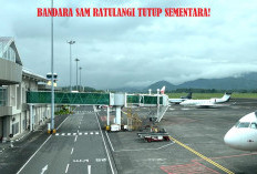 Erupsi Gunung Ruang, Bandara Sam Ratulangi Tutup Sementara, Dibuka Lagi Tunggu..