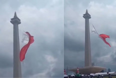 Viral Bendera Robek di Monas Saat Gladi HUT TNI, Ini Penjelasan Resmi TNI