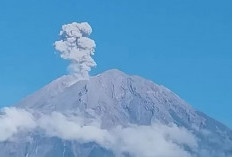 Gunung Semeru Erupsi 5 Kali Sejak Tengah Malam, Kolom Abu Capai 1.000 Meter!