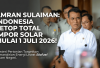 Setop Impor 5 Juta Ton Solar, Mentan Amran Targetkan Indonesia Mandiri Energi Juli 2026
