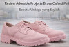Review Adorable Projects Brave Oxford Pink: Sepatu Oxford Vintage yang Manis dan Modis untuk Gaya Modern