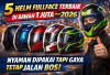 5 Helm Fullface Terbaik di Bawah 1 Juta untuk 2026, Nyaman Dipakai Tapi Gaya Tetap Jalan Bos!