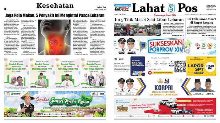 BACA LAHAT POS EDISI 21 APRIL 2023