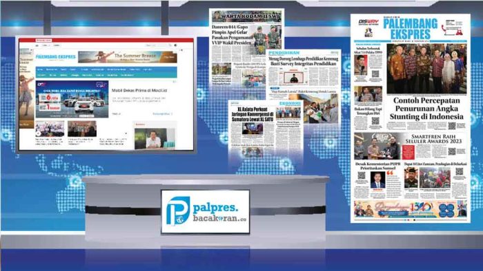 Koran Hybrid Pertama di Indonesia Baca Palembang Ekspres Kamis Edisi 06 Juli 2023