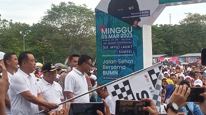 BUMN Ajak Warga Lahat Sehat