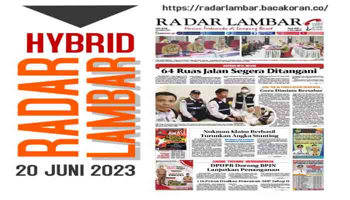 Baca Koran Radar Lambar Edisi 20 Juni 2023
