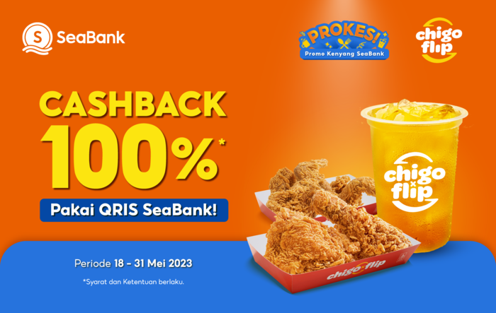 WOW JANGAN KETINGGALAN! Promo Cashback 100% Cuma Scan QRIS SeaBank 18-31 Mei 2023