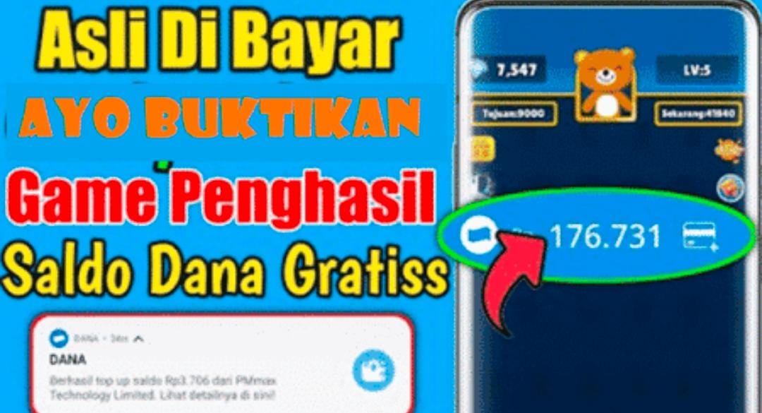 Dapat Uang Kilat Jutaan Rupiah Dari Aplikasi Game Penghasil Saldo DANA Wajib Coba