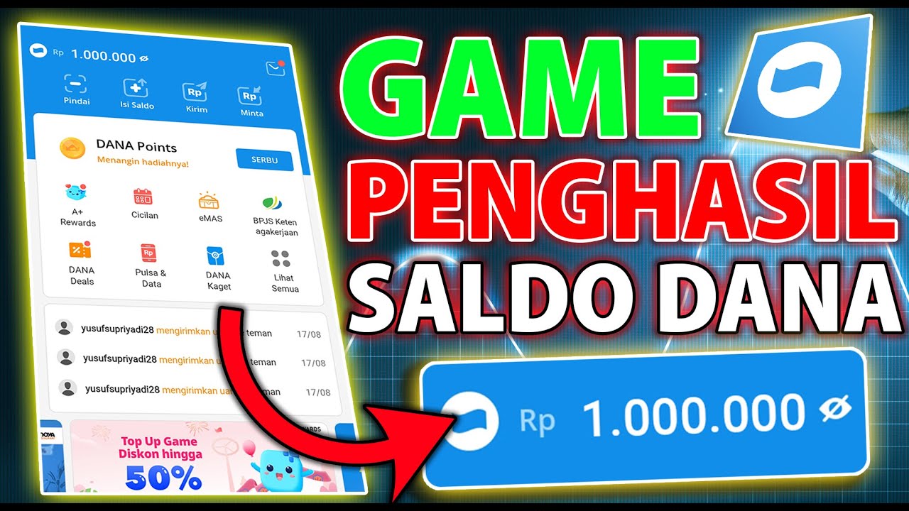 Dapat eMoney DANA Gratis, Transformasi Kerja Kantoran Jadi Kerja Online Cuma Main Game Dapat Jutaan