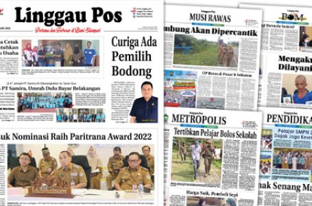 Baca Linggau Pos Edisi 15 Februari 2023
