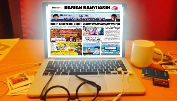 Koran  Harian Banyuasin Edisi, Senin 21 Agustus 2023
