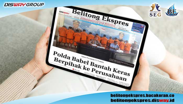 Koran Belitong Ekspres Edisi, Minggu 27 Agustus 2023