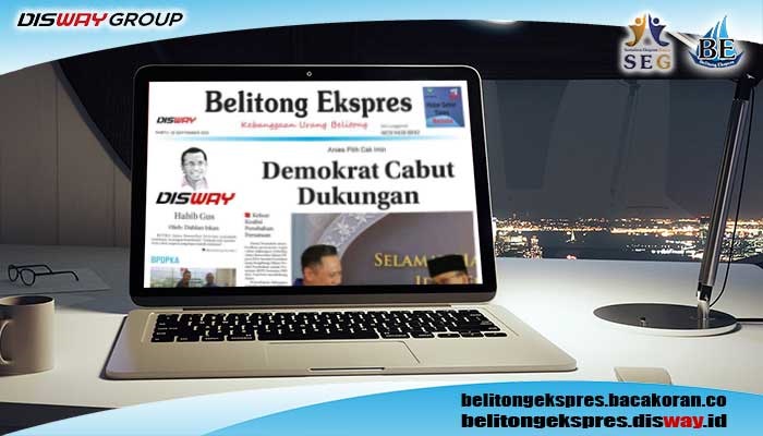 Koran Belitong Ekspres Edisi, Sabtu 02 September 2023