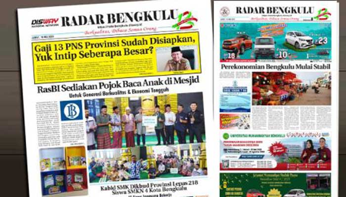 BACA RADAR BENGKULU EDISI MINGGU 21 MEI 2023