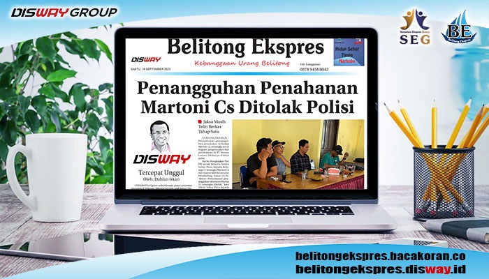 Koran Belitong Ekspres Edisi Sabtu 16 September 2023