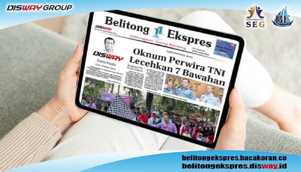 Koran Belitong Ekspres Edisi Senin 25 September 2023