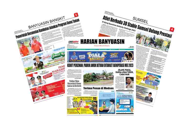 BACA HARIAN BANYUASIN EDISI 07 MARET 2023