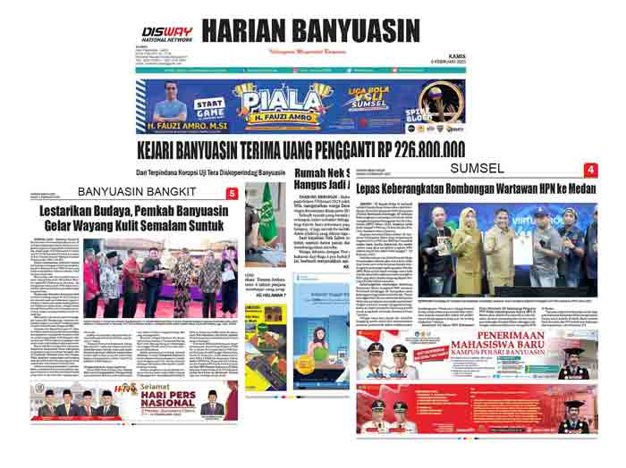 BACA HARIAN BANYUASIN EDISI 9 FEBRUARI 2023