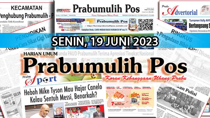Baca Prabumulih Pos Edisi 19 Juni 2023