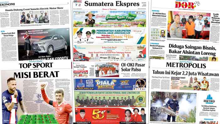Baca Sumatera Ekspres Edisi 14 Februari 2023
