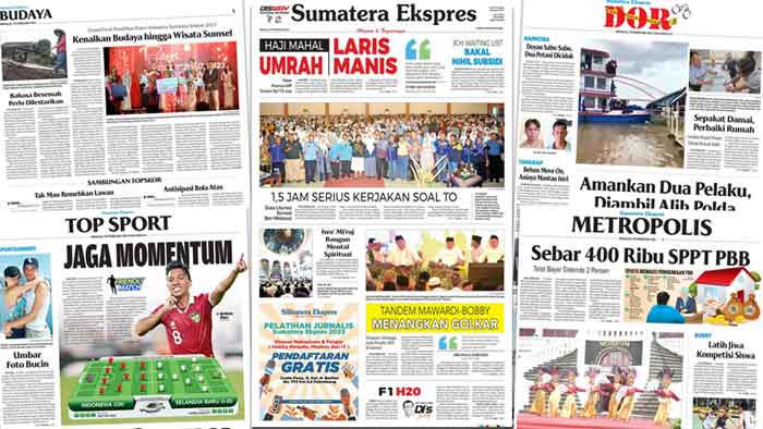 Baca Sumatera Ekspres Edisi 19 Februari 2023