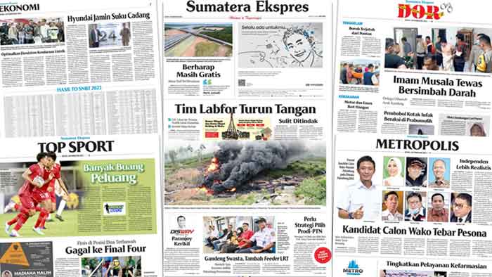 Baca Sumatera Ekspres Edisi 20 Februari 2023